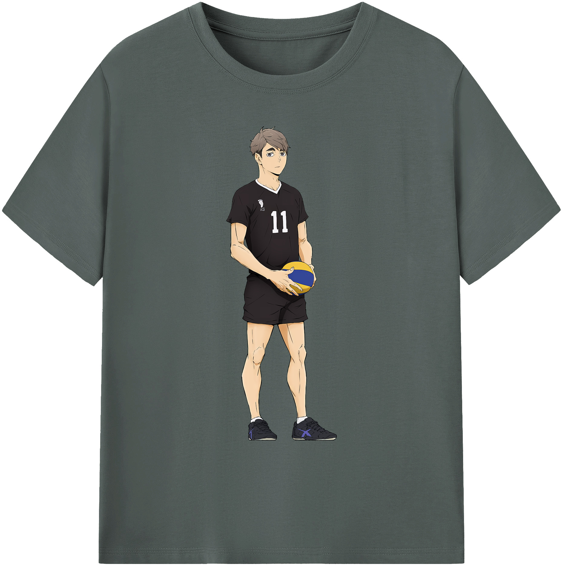 （画像用） ハイキュー!! Haikyu!! 綿100％ メンズ半袖Tシャツ｜肌触りやわらか＆通気性